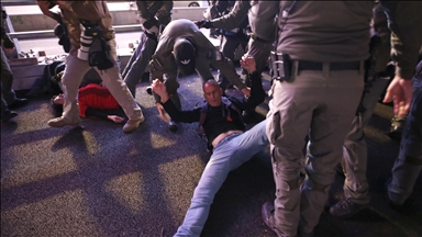 Israeli police arrest 12 demonstrators in Tel Aviv