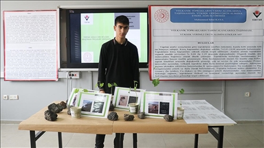 Süphan Dağı'ndan esinlenip TÜBİTAK projesi hazırlayan öğrenci Türkiye birinciliğini hedefliyor