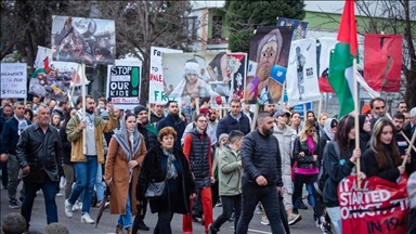 В Черногории протестуют против израильских атак на Газу