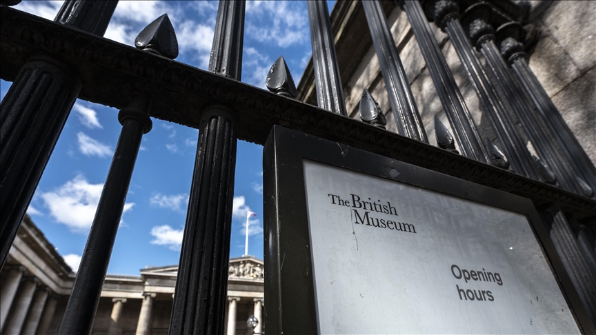 British Museum in London closed due to protest against its