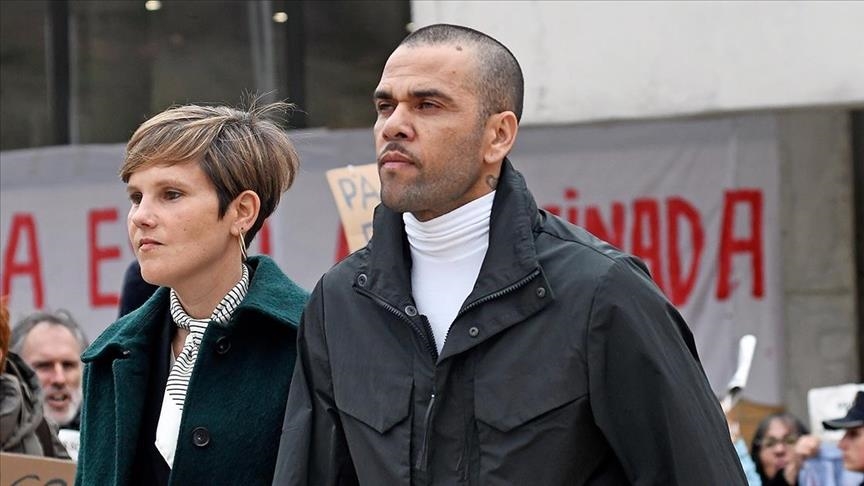 Convicted footballer Dani Alves freed from Barcelona prison
