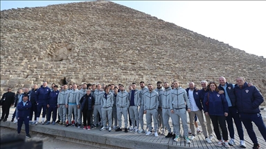 Hrvatski fudbaleri posjetili znamenite egipatske piramide u Gizi