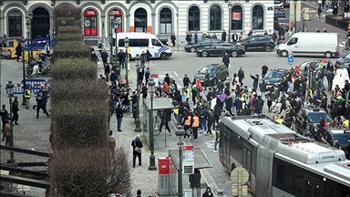 أعمال شغب لأنصار "بي كي كي" الإرهابي في بروكسل