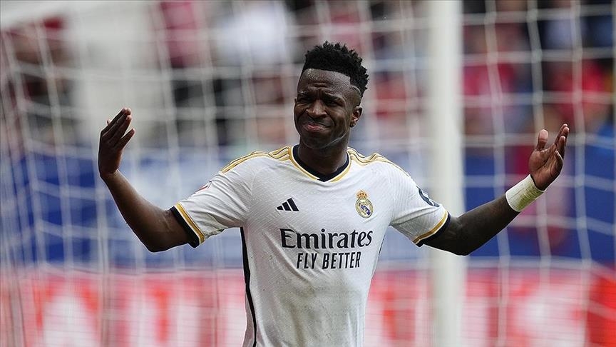 Vinicius Junior breaks down while speaking about his battle against racism