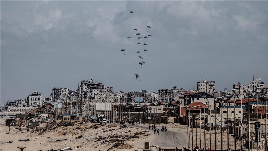 18 Palestinians killed in Gaza by aid airdrop malfunction