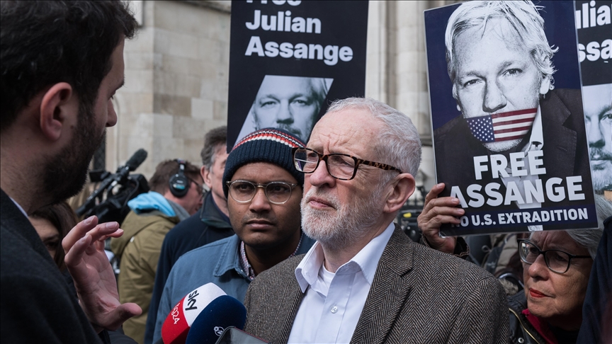 US should withdraw Espionage Act accusations against Assange, says former Labour leader Corbyn US should withdraw Espionage Act accusations against Assange, says former Labour leader Corbyn