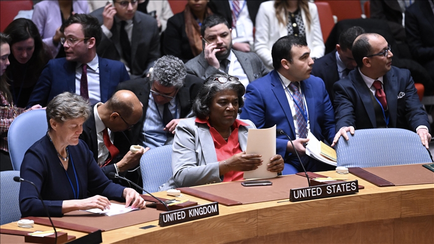 US abstaining on UN Gaza cease-fire resolution 'good news': Turkish parliament speaker