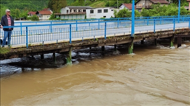 BiH: Usljed padavina u blagom porastu nivoi rijeka Une, Bosne i Sane 