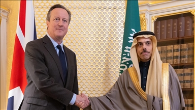 وزيرا خارجية السعودية وبريطانيا يبحثان التطورات في غزة 