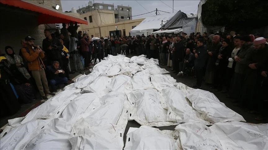 The death toll in Israeli aggression has risen to at least 32,552 dead and 74,980 wounded