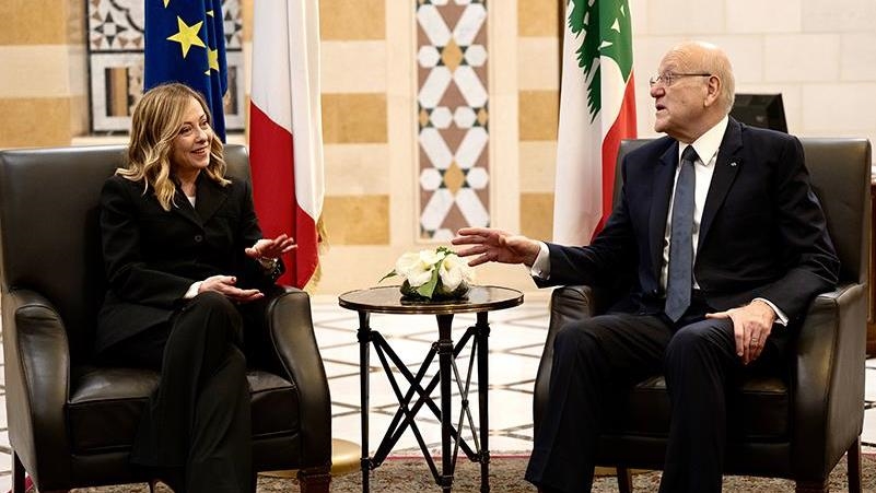 Lebanese prime minister meets with Italian counterpart