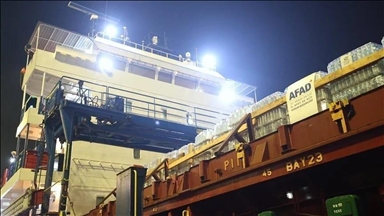 Из Турции отправлено восьмое судно с гуманитарной помощью для Газы