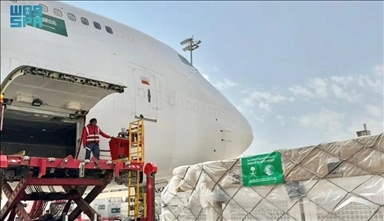 Saudi Arabia sends 17th relief plane to Ukraine