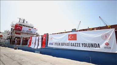 Türkiye sends 8th aid ship to Gaza