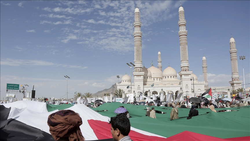 Houthi-led pro-Palestine rallies sweep Yemen in solidarity with Gaza