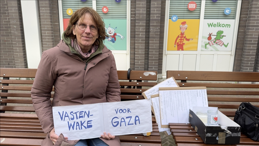 أكاديمية هولندية تضرب عن الطعام تضامنا مع جياع غزة