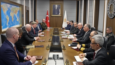 Turkish defense chief receives US House Armed Services Committee delegation