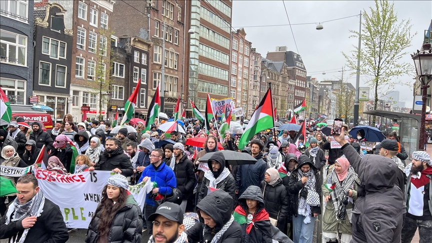 Dutch commemorate March 30 Palestinian Land Day anniversary, call for end to Israeli attacks on Gaza