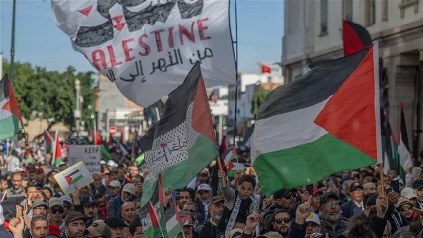 More than 100 protests against Israeli attacks on Gaza held in Morocco