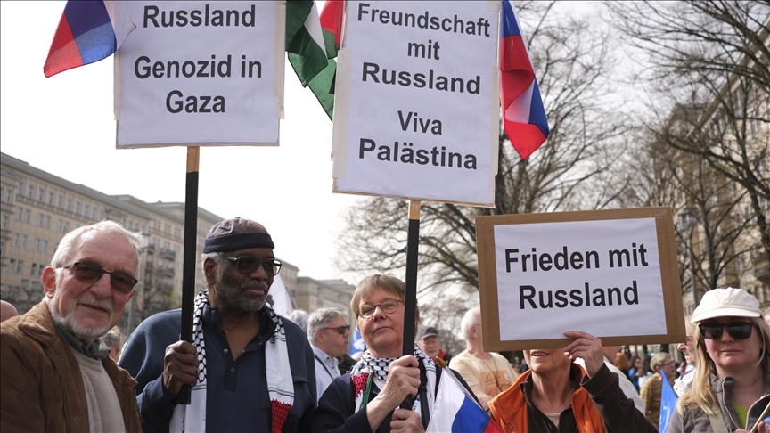 German Easter peace marches call for end of wars in Ukraine, Gaza German Easter peace marches call for end of wars in Ukraine, Gaza