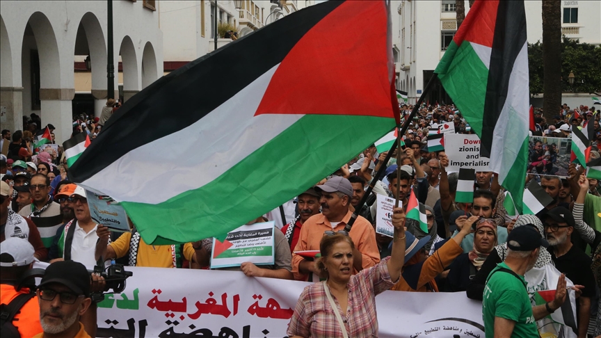 المغرب.. آلاف المحتجين يطالبون بإنهاء تجويع أهل غزة