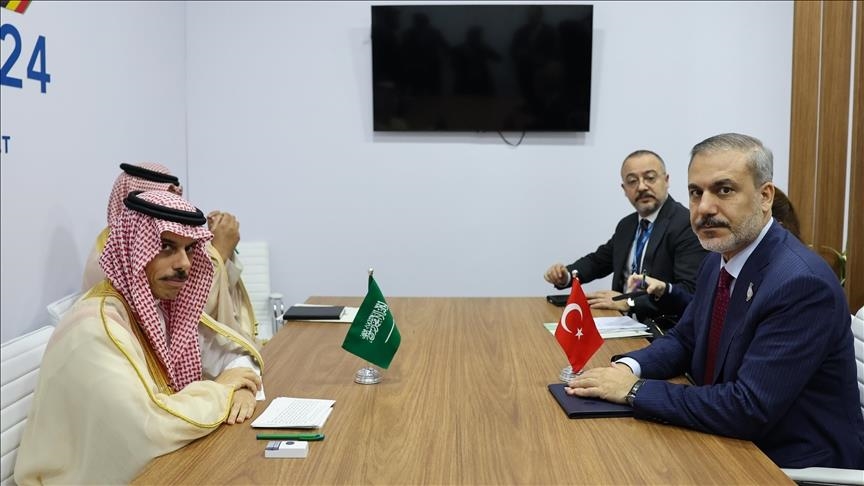 Turkish, Saudi international ministers talk about bilateral ties, Gaza