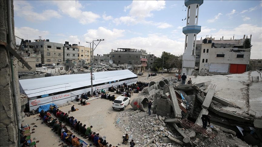 Resilience amid ruins: Call to prayer continues in Gaza's destroyed mosques