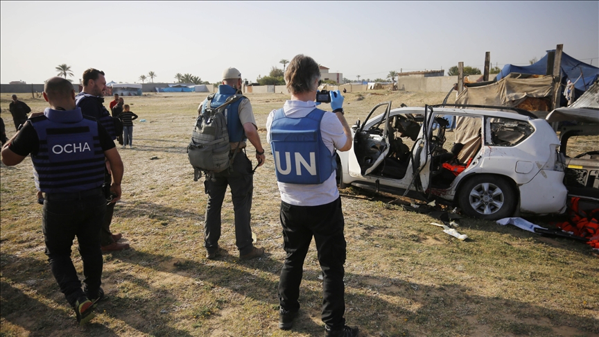 UN relief chief 'outraged' by 'indefensible' killing of  humanitarian workers in Gaza