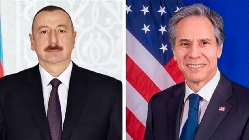 Госсекретарь США Энтони Блинкен позвонил президенту Азербайджана Ильхаму Алиеву