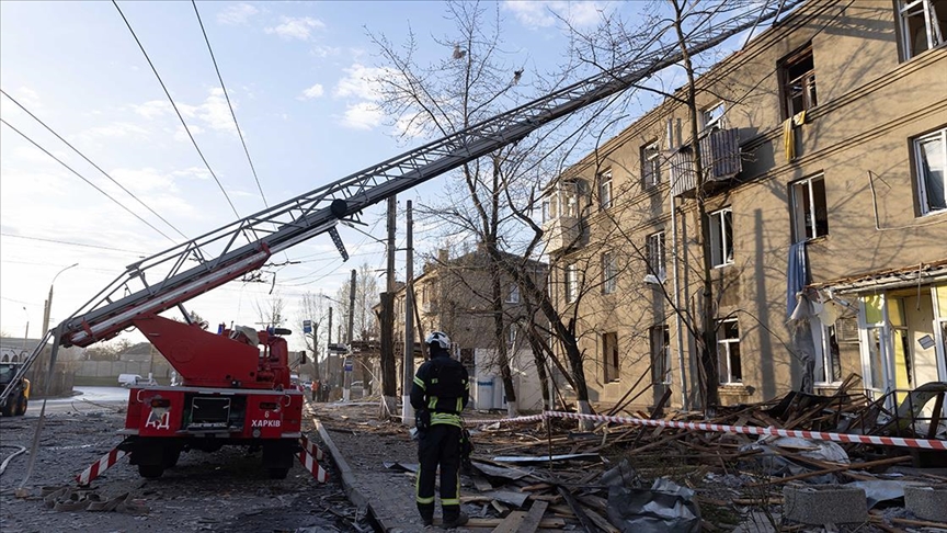 Ukrayna: Rusya, Harkiv'e yoğun İHA saldırısı düzenledi