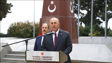 NATO Parlamenter Asamblesi Türk Delegasyonu Başkanı Çavuşoğlu, Azerbaycan'da temaslarda bulundu