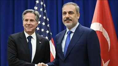 Глава МИД Турции Хакан Фидан встретился с госсекретарем США Блинкеном