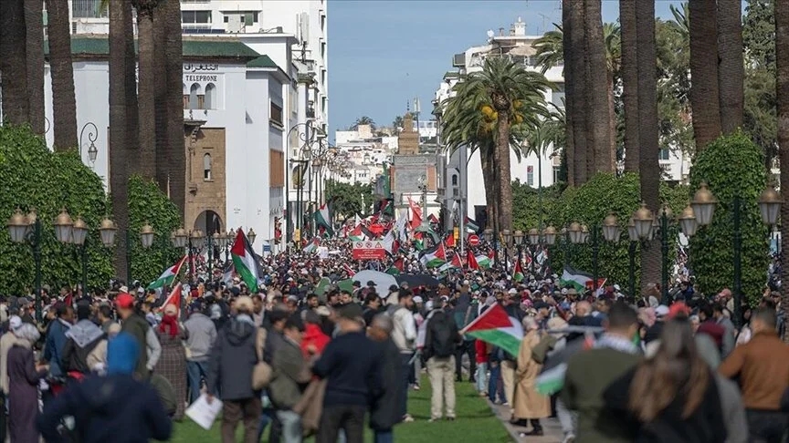 نظمنا الجمعة 120 مظاهرة في 58 مدينة دعما لغزة