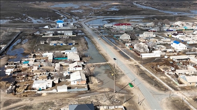 Kazakistan'da su taşkını nedeniyle 46 bini aşkın kişi tahliye edildi