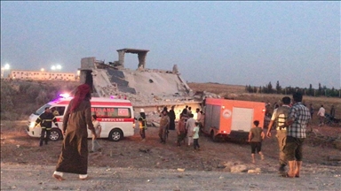 Suriye'nin Çobanbey beldesinde düzenlenen bombalı terör saldırısında 2 kişi öldü