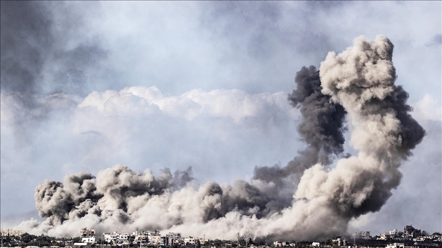 أحزمة نارية واستهداف مساجد بهجوم إسرائيلي وسط غزة