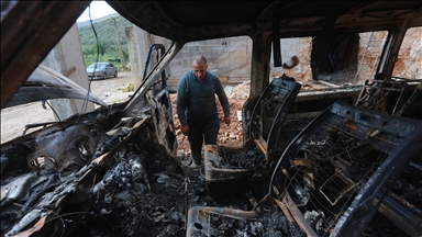 Israeli settlers burn Palestinian home, vehicle in northern West Bank