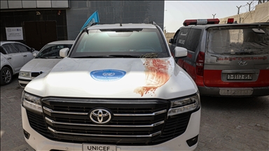 UNICEF says its vehicle 'hit by live ammunition' at Gaza entry point