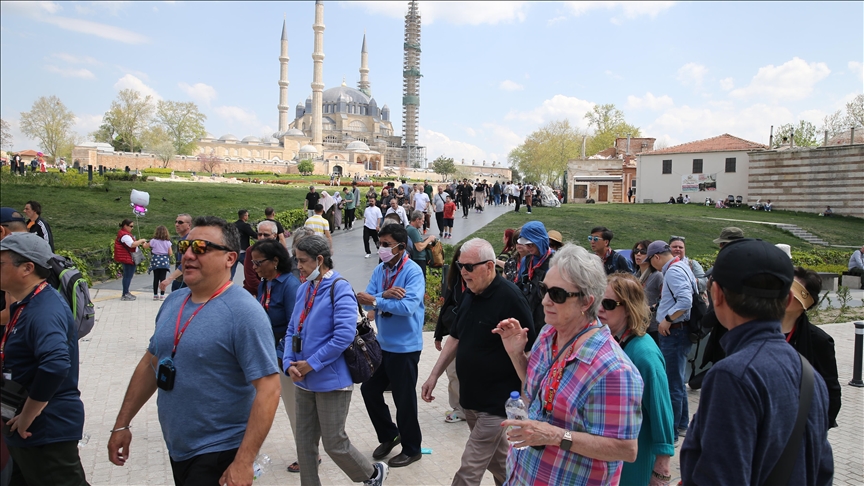 Edirne'de bayram tatili yoğunluğu yaşandı