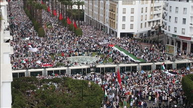 المغرب.. آلاف المتظاهرين يطالبون بفتح المعابر ووقف الحرب بغزة