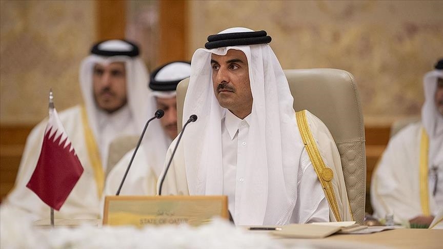 أمير قطر ورئيس إيران يطالبان بوقف إطلاق النار في غزة
