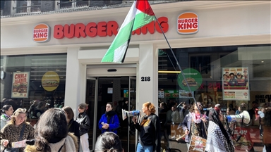 Protesters in Netherlands gather at Burger King outlets, condemn Israel
