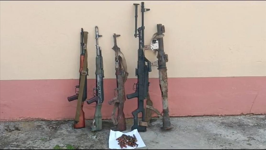 В азербайджанском Ханкенди обнаружены оружие и боеприпасы