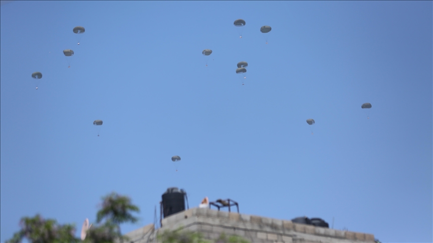 US conducts humanitarian airdrops into Gaza US conducts humanitarian airdrops into Gaza