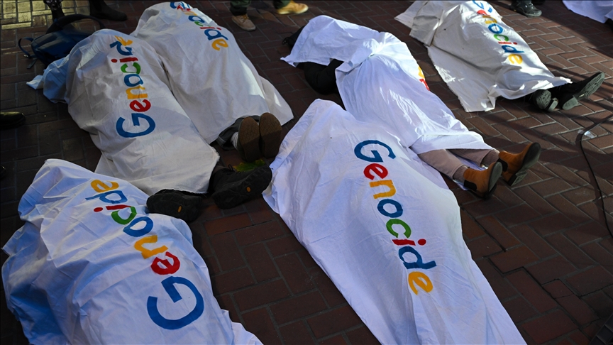 Empleados de Google protestan contra contrato de la empresa con Israel