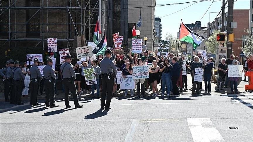 احتجاجات ضد بايدن في مسقط رأسه لدعمه حرب إسرائيل على غزة