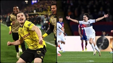 Dortmund, Paris Saint-Germain both reach Champions League semifinals with comebacks