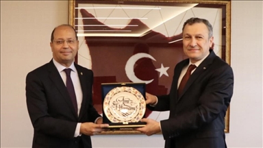 BOTAŞ Genel Müdürü Fidan, Mısır'ın Ankara Büyükelçisi el-Hamami ile doğal gazda işbirliğini görüştü