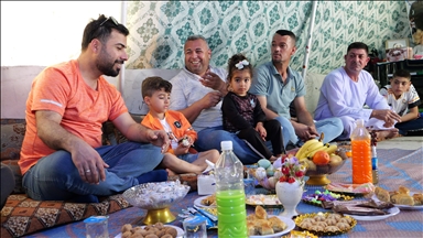 Езиды из-за угроз РКК отмечают праздник в лагере беженцев