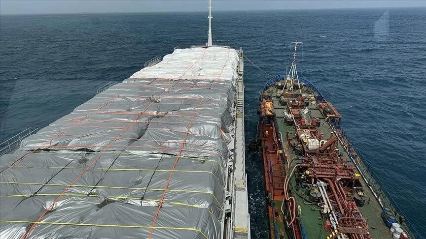 سفينة المساعدات التركية التاسعة الموجهة لغزة تصل سواحل مصر
